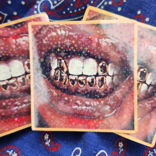 Grillz Sticker