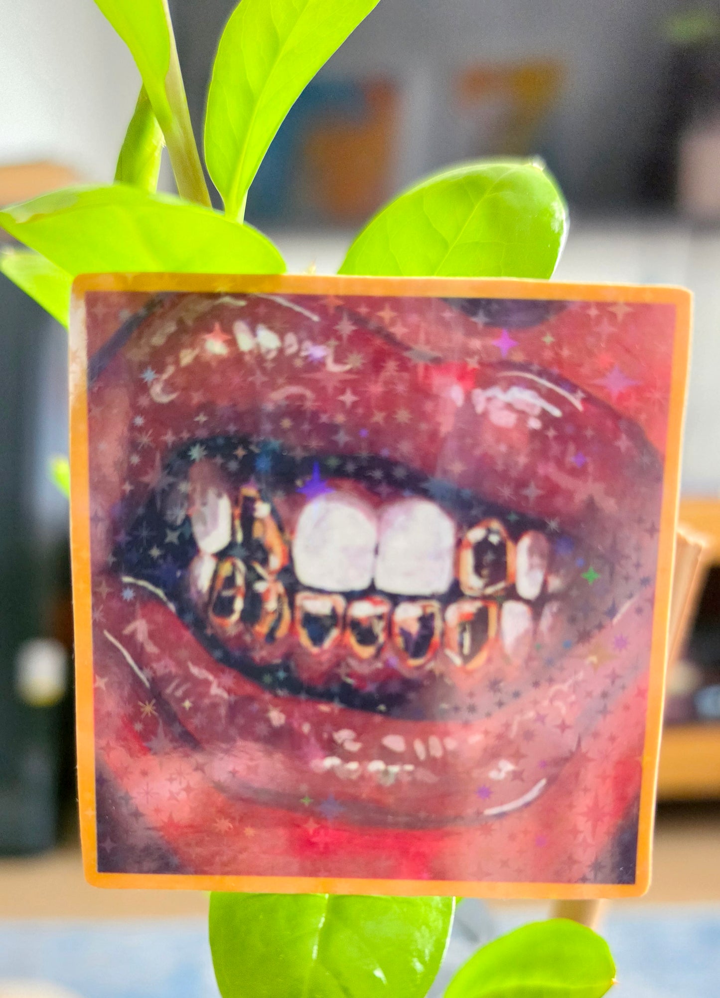 Grillz Sticker