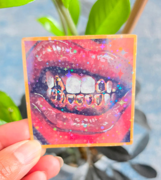 Grillz Sticker