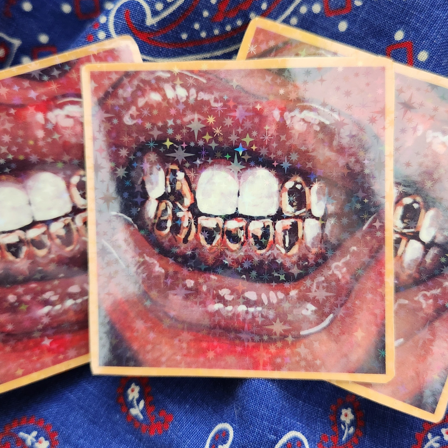 Grillz Sticker