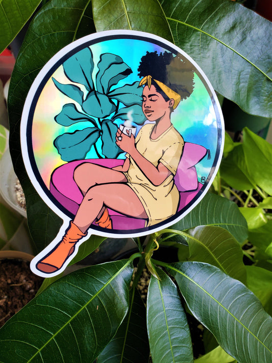 Tea Time Sticker