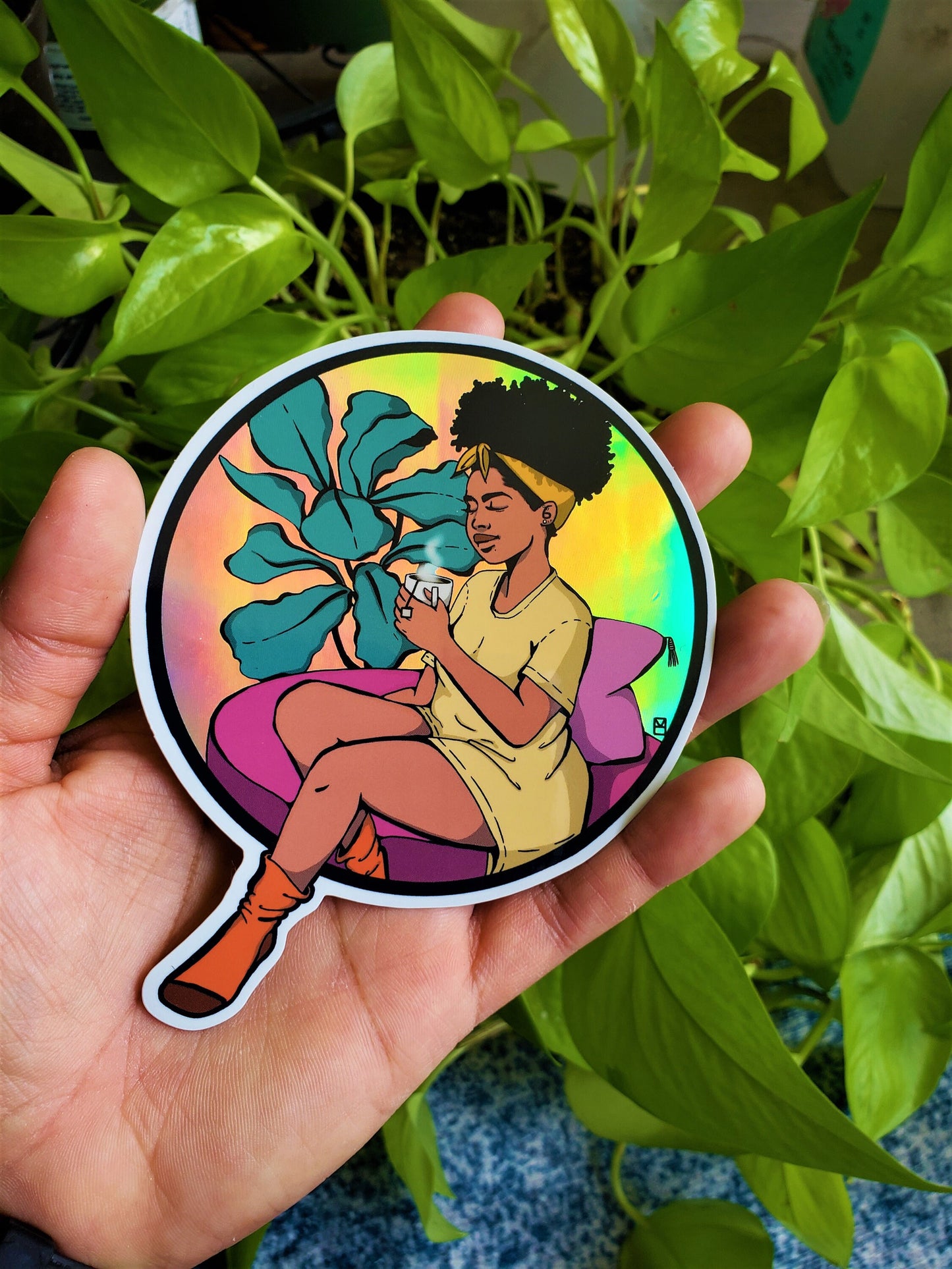Tea Time Sticker